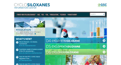 Desktop Screenshot of cyclosiloxanes.org